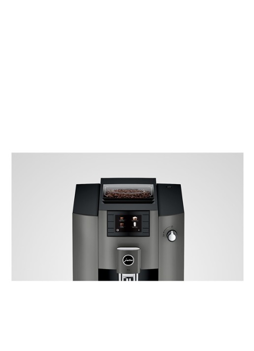 JURA E6 Dark Inox (EC) koffiemachine - detail 4 donkergrijs