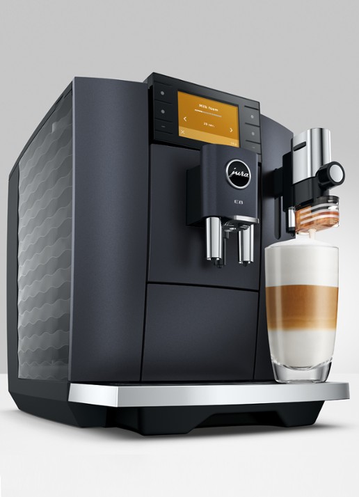 JURA E8 Cosmic Black (ED) volautomatische koffiemachine - achterkant 4 zwart