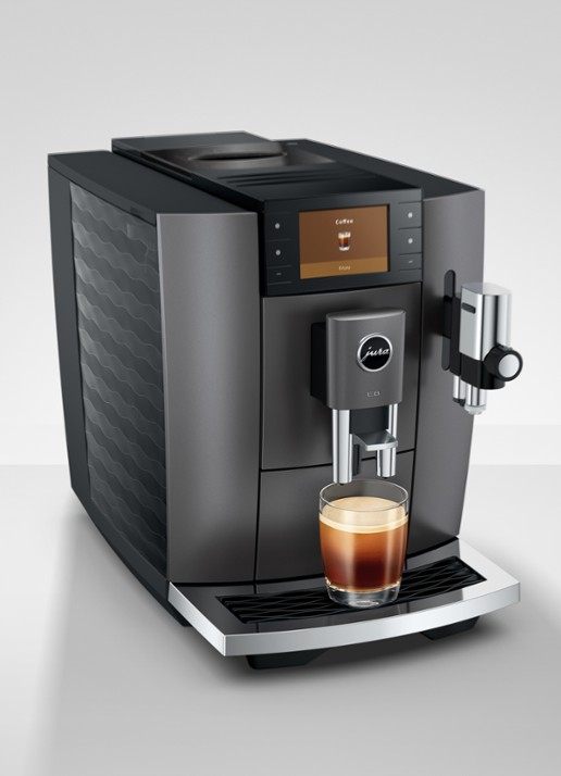 JURA E8 Cosmic Black (ED) volautomatische koffiemachine - voorkant 2 zwart