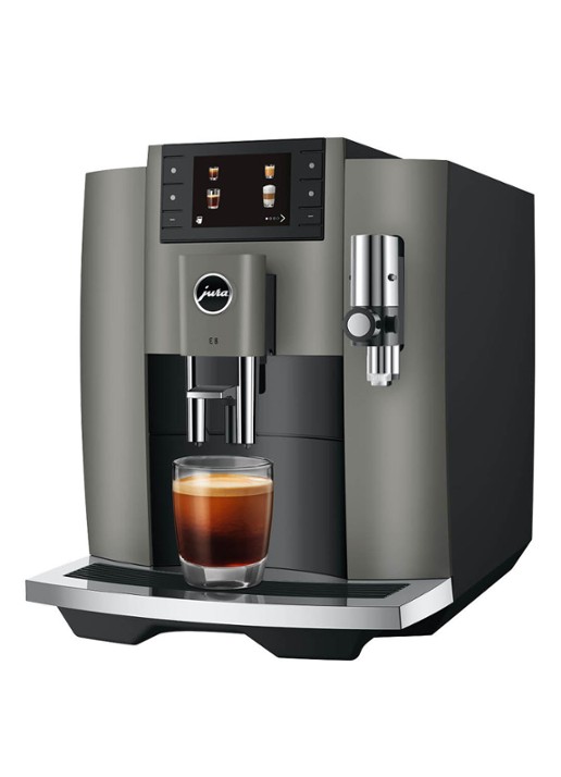 JURA E8 Dark Inox (EC) koffiemachine - detail 4 zwart