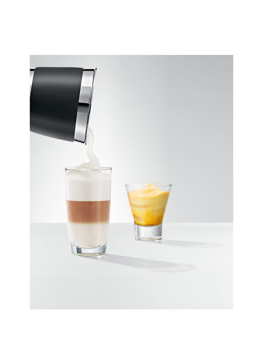 JURA Hot & Cold melkopschuimer 340 ml - detail zwart