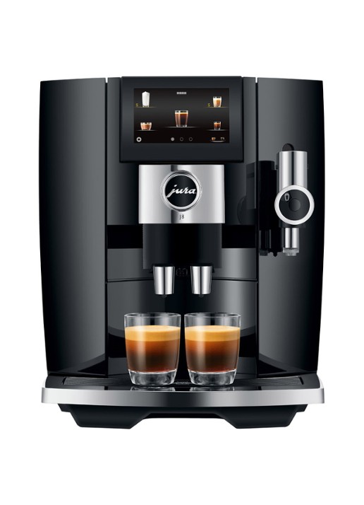 JURA J8 Piano Black (EA) koffiemachine - voorkant 5 zwart