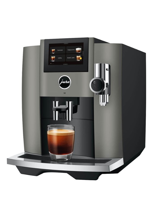 JURA S8 Dark Inox (EB) volautomatische koffiemachine - detail 5 zwart