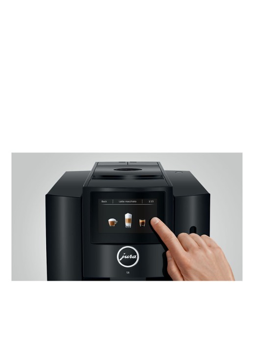 JURA S8 Piano Black EB volautomatische koffiemachine - detail 6 zwart