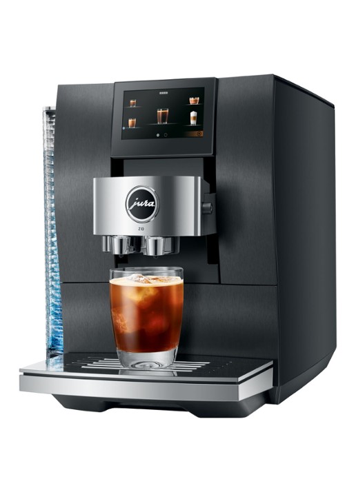 JURA Z10 Aluminium Dark Inox (EA) koffiemachine - voorkant zwart