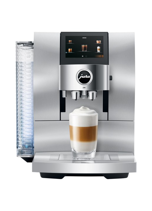 JURA Z10 Aluminium White (EA) koffiemachine - voorkant 5 aluminium