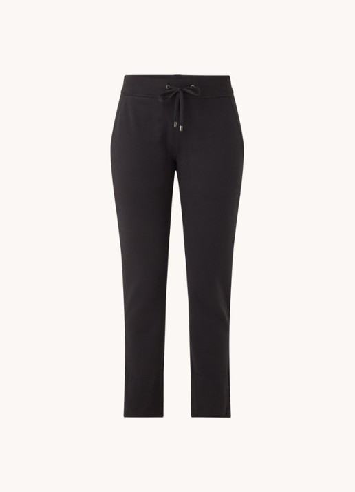 JUVIA Joggingbroek van fleece - voorkant 2 zwart