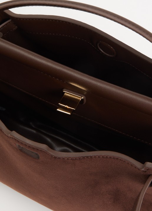 JW PEI Carmen handtas met afneembare schouderriem - detail 2 bruin