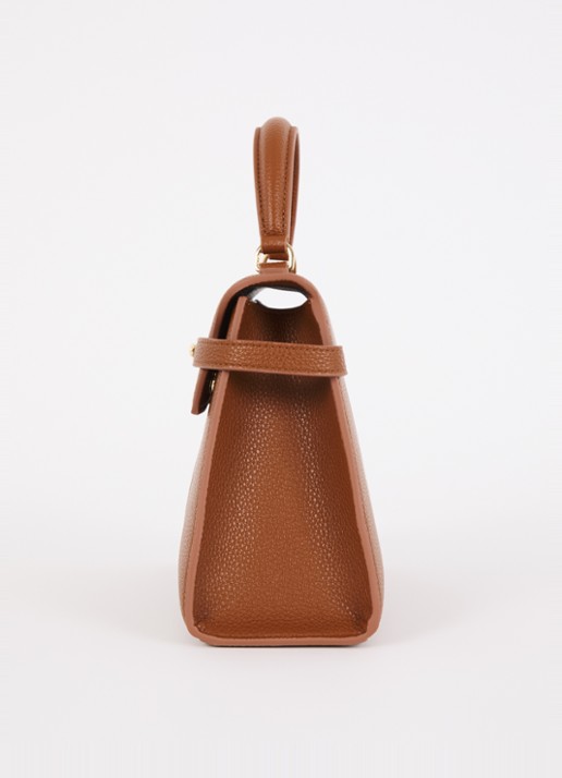 JW PEI Elise Large handtas met afneembaar schouderriem - detail 2 roestbruin