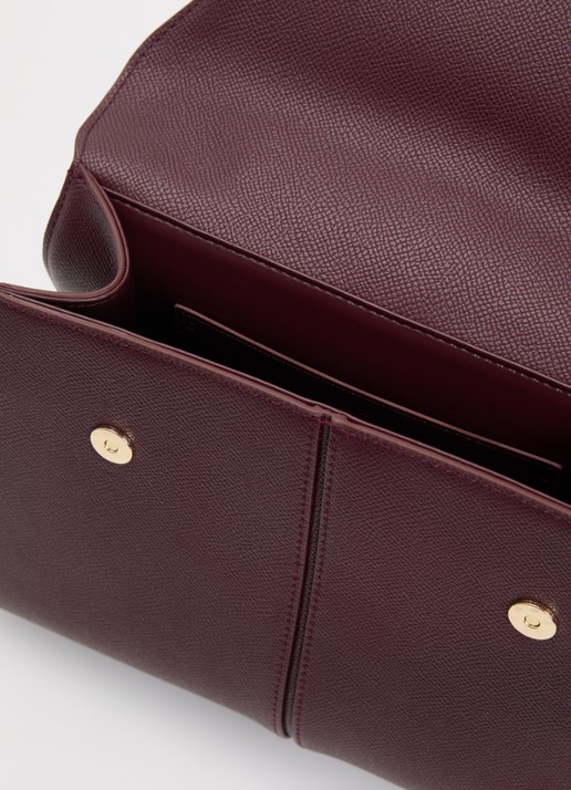 JW PEI Elise Large handtas met afneembare schouderriem - detail 2 bordeauxrood