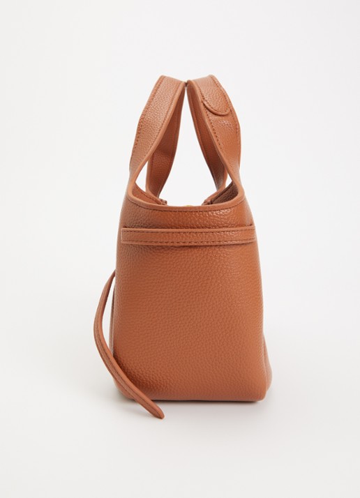 JW PEI Mabel Soft Bow handtas met afneembare schouderriem - detail 4 cognac