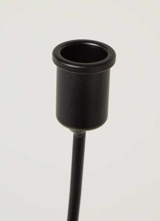 K'willeminhuis De Ronde Kandelaar L 65 cm - detail zwart