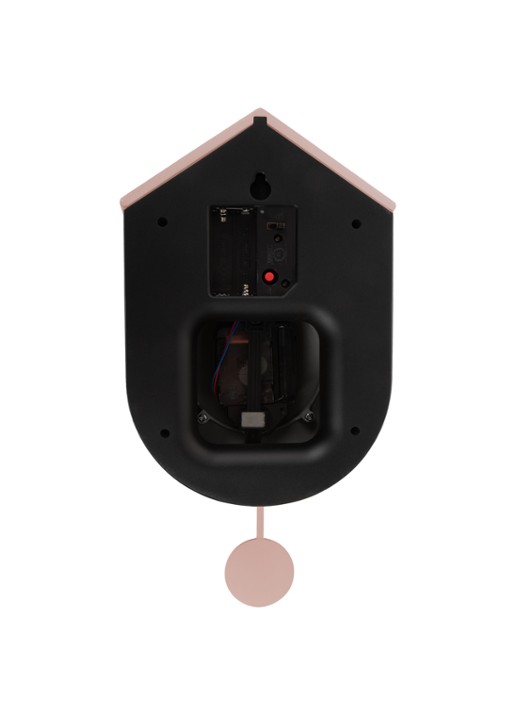 Karlsson Grato Cuckoo wandklok - achterkant 5 roze