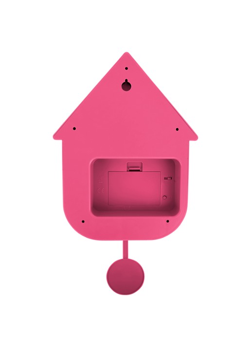 Karlsson Modern Cuckoo klok - achterkant roze