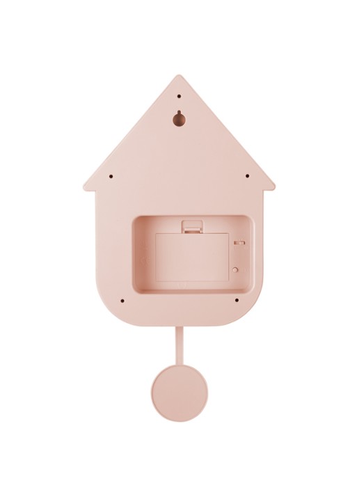 Karlsson Modern Cuckoo klok - achterkant lichtroze