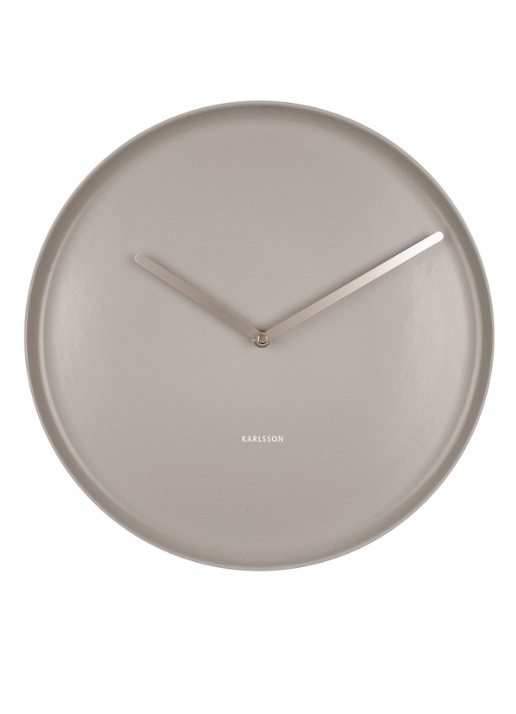 Karlsson Plate wandklok  - detail 3 taupe
