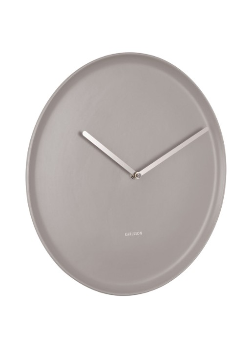Karlsson Plate wandklok  - detail 4 taupe