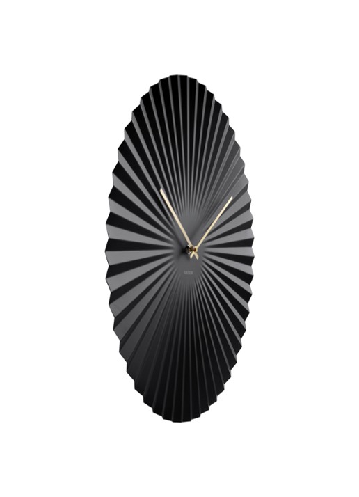 Karlsson Sensu XL wandklok  - voorkant 4 zwart