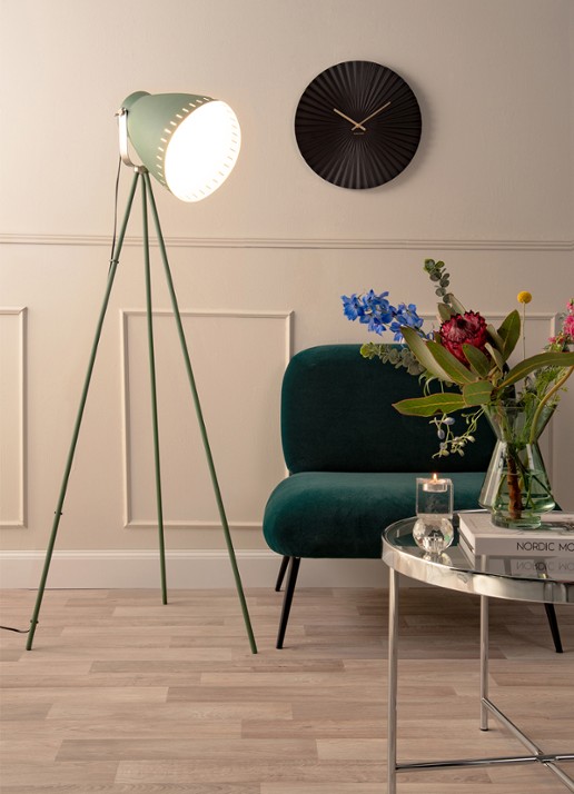 Karlsson Wandklok 40 cm - detail zwart