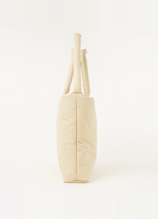 KASSL Editions Dog Oil Medium gewatteerde shopper  - detail 3 ivoor