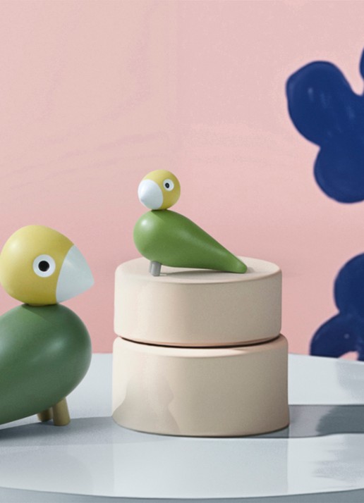 Kay Bojesen Liv & Lykke ornament 11 cm - detail 3 groen
