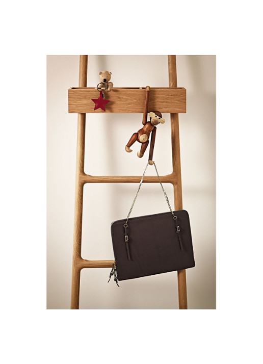 Kay Bojesen Monkey small ornament 20 cm  - voorkant 3 bruin