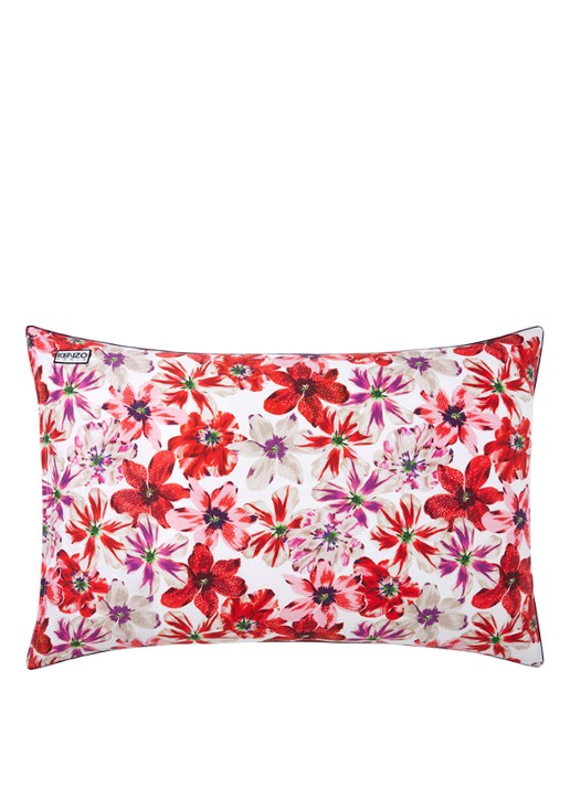 KENZO Fleur kussensloop - voorkant 4 rood