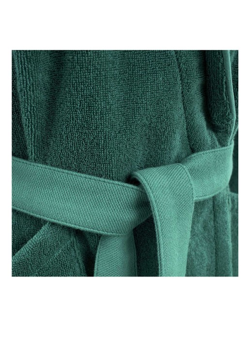 KENZO Iconic badjas van katoen - detail 3 donkergroen