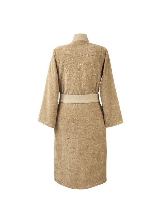 KENZO Iconic badjas van katoen - achterkant 2 beige