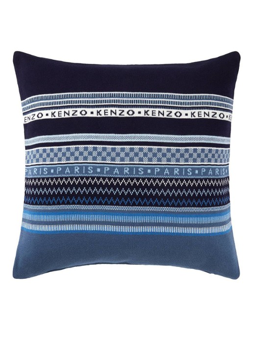 KENZO Jakado sierkussenhoes 45 x 45 cm - achterkant 3 donkerblauw