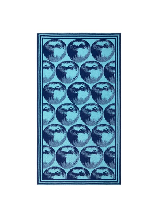 KENZO K Apple strandlaken - 500 gr/m² - 90 x 160 cm - voorkant 4 blauw