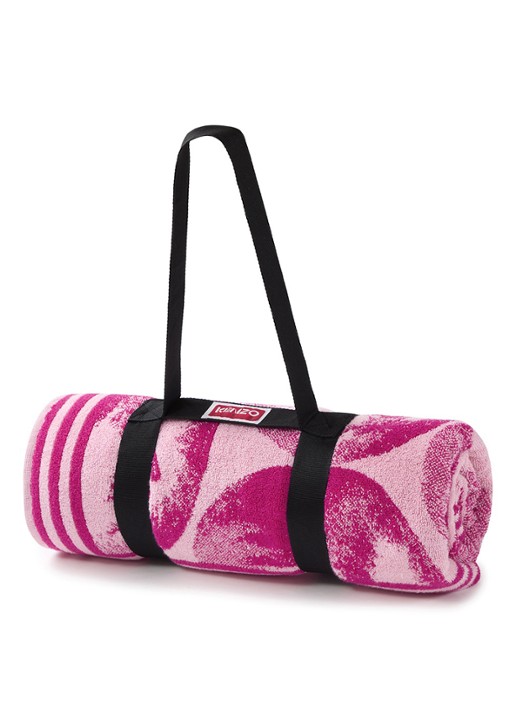 KENZO K Apple strandlaken - 500 gr/m² - 90 x 160 cm - detail 5 roze