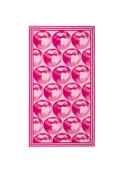 KENZO K Apple strandlaken - 500 gr/m² - 90 x 160 cm - voorkant roze