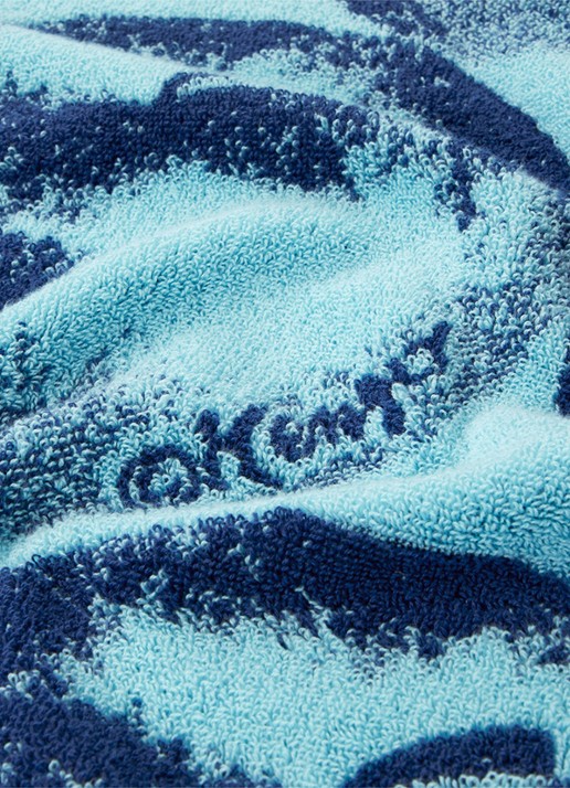 KENZO K Apple strandlaken - 500 gr/m² - 90 x 160 cm - detail blauw