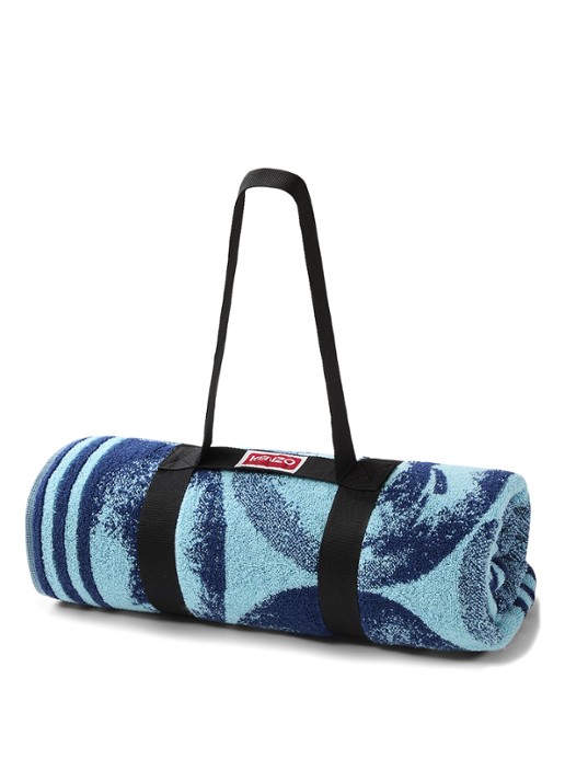 KENZO K Apple strandlaken - 500 gr/m² - 90 x 160 cm - detail 2 blauw