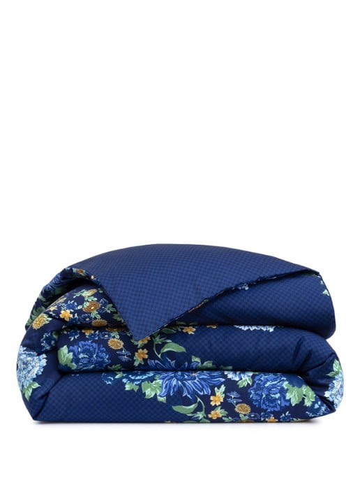 KENZO K Dahlia dekbedovertrek - exclusief kussenslopen - voorkant 5 blauw