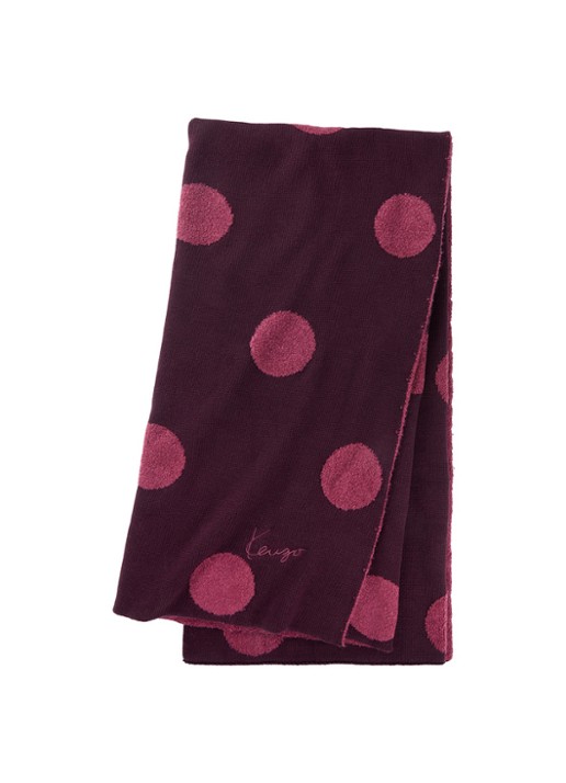 KENZO K Dot plaid 130 x 170 cm