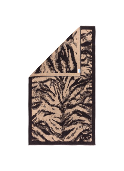 KENZO K Fauve strandlaken - 90 x 160 cm - achterkant beige
