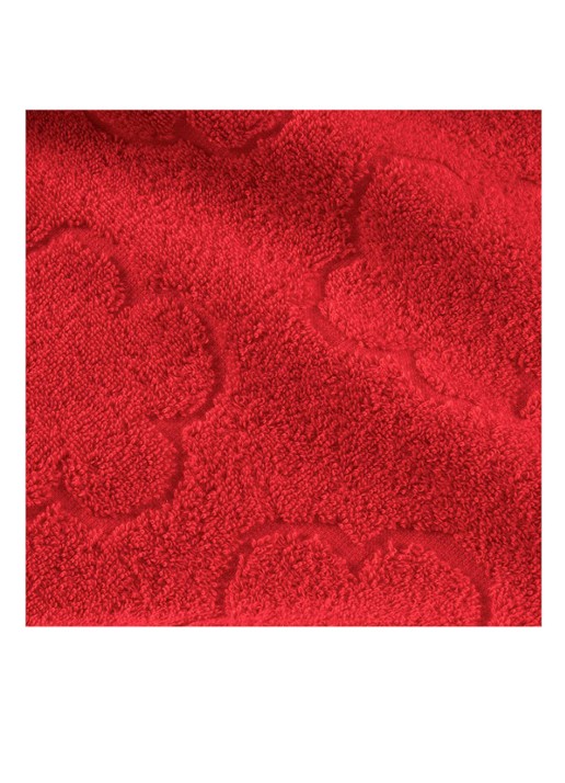 KENZO K Hanadot badlaken 70 x 140 cm - voorkant 5 koraalrood