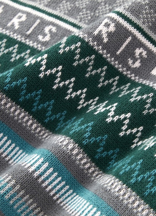KENZO K Jakado plaid 130 x 170 cm - detail 2 donkergroen