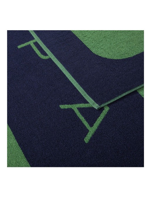 KENZO K Label strandlaken - 500gr/m2 - 90 x 160 cm  - achterkant 5 groen