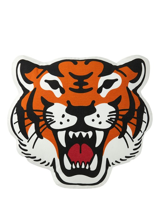 KENZO K Lucky sierkussen 48 x 53 cm - achterkant 3 oranje