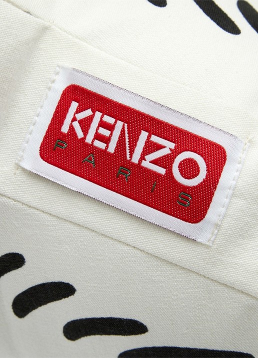 KENZO K Lucky sierkussen 48 x 53 cm - detail 2 oranje