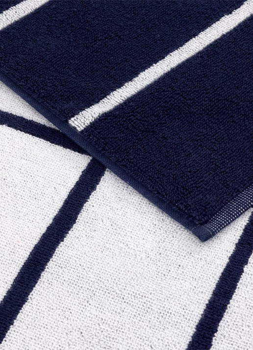 KENZO K Tatami strandlaken 90 x 170 cm - achterkant 4 donkerblauw