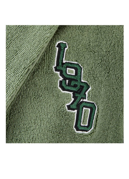 KENZO K Vtiger badjas van  katoen met logoprint - achterkant 3 lindegroen