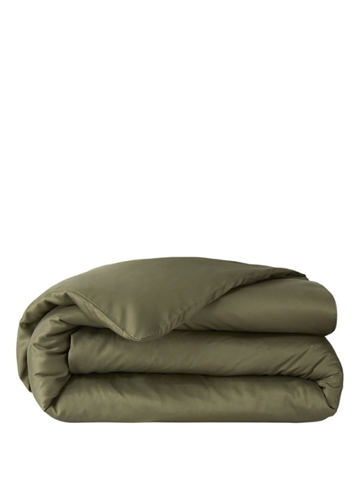 KENZO KZ Iconic dekbedovertrek  300TC - exclusief kussenslopen - voorkant 3 camel
