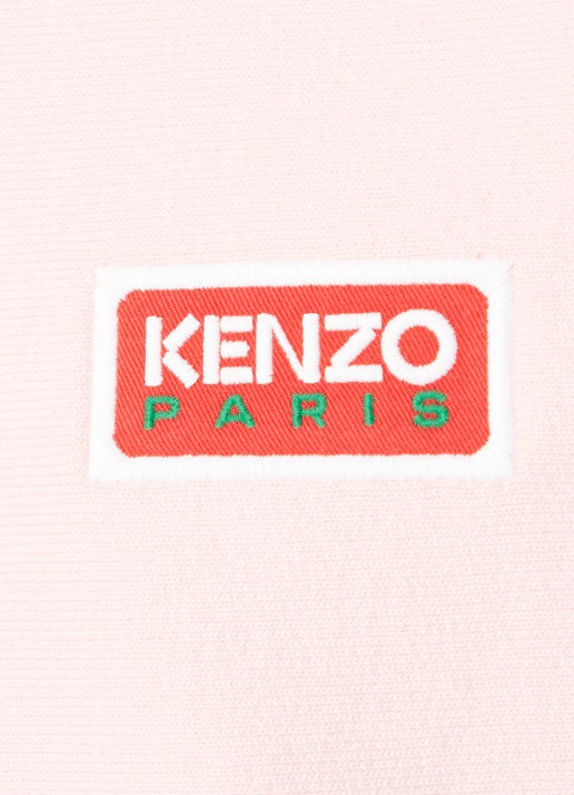 KENZO Sweater met logo- en backprint - detail 5 lichtroze