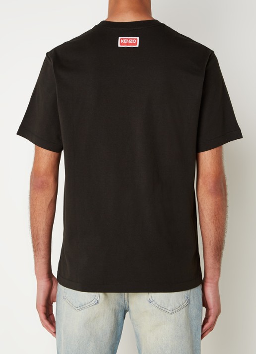 KENZO T-shirt met logoprint - achterkant 5 zwart