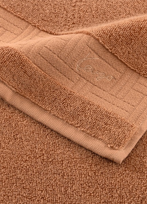 KENZO Weave badlaken - 92 x 150 cm - achterkant 3 camel