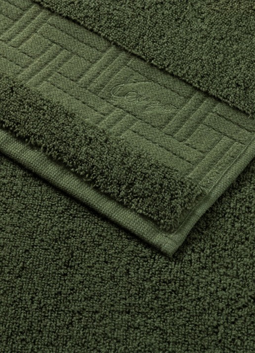 KENZO Weave badlaken - 92 x 150 cm - achterkant 3 khaki